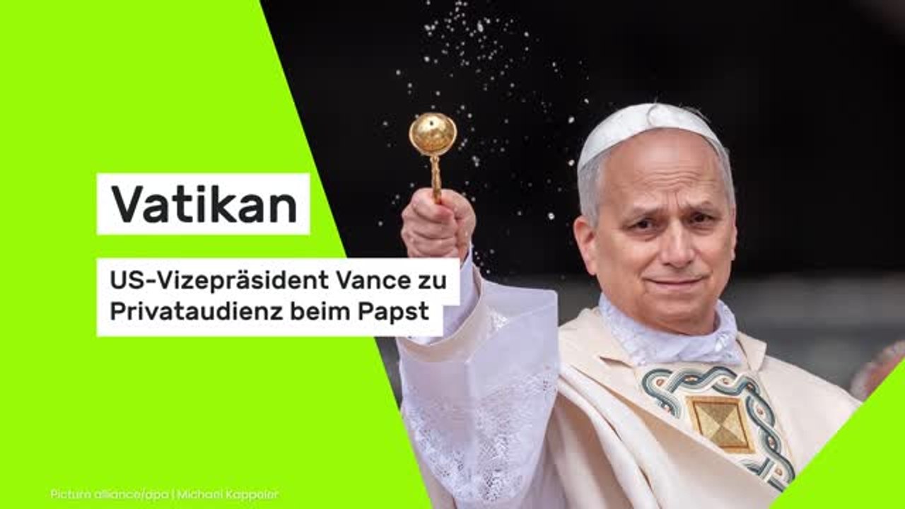 Vatikan: US-Vizepräsident Vance zu Privataudienz beim Papst