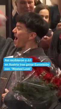 Austria recibe como un héroe a JJ tras ganar Eurovisión