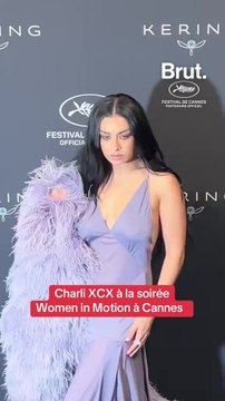Charli XCX à la soirée Women in Motion à Cannes