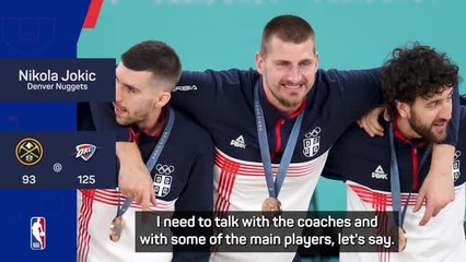 'A lot of beer' - Jokic's plans for the off-season