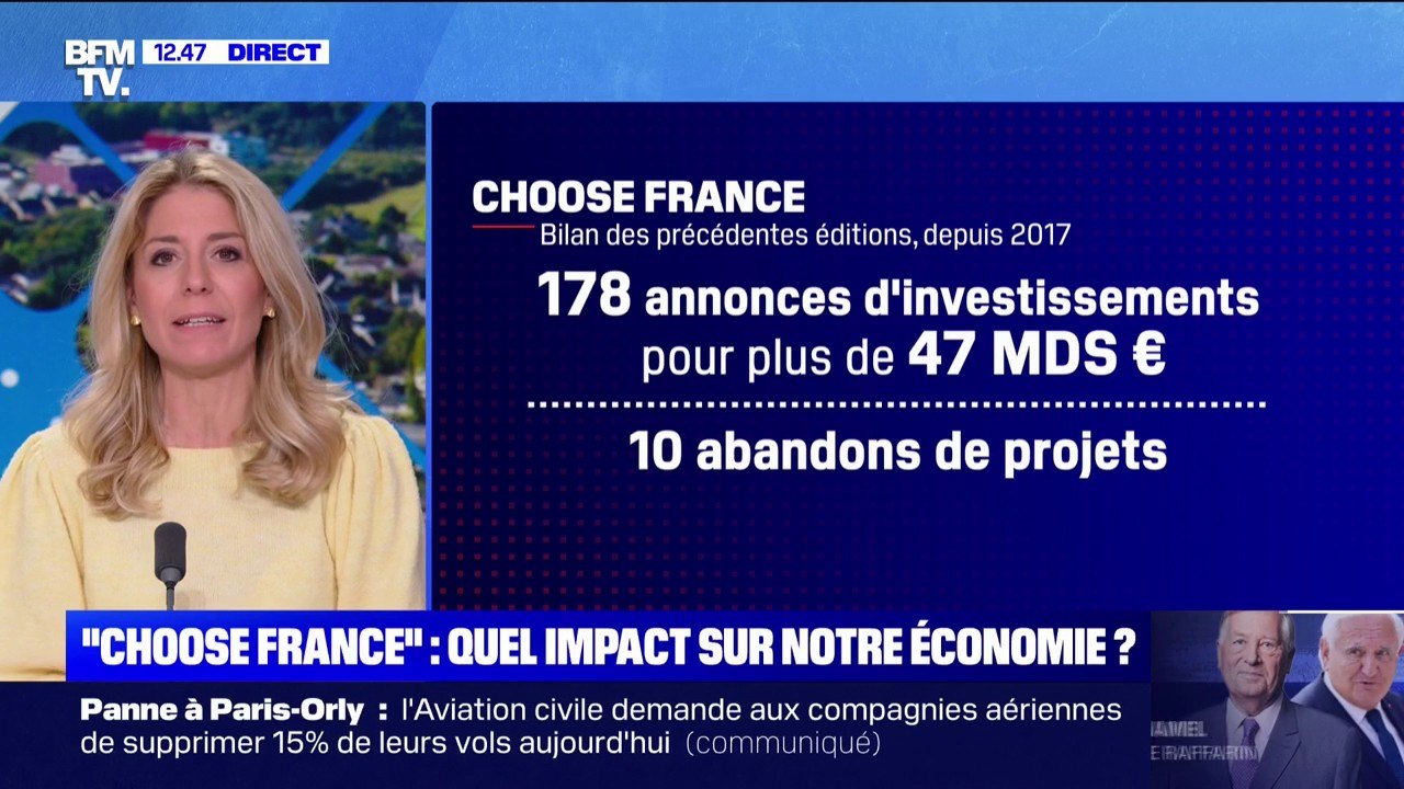 Sommet Choose France: quelles sont les conséquences des investissements des précédentes éditions sur notre économie?