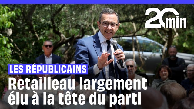 Bruno Retailleau largement élu à la tête des Républicains devant Laurent Wauquiez
