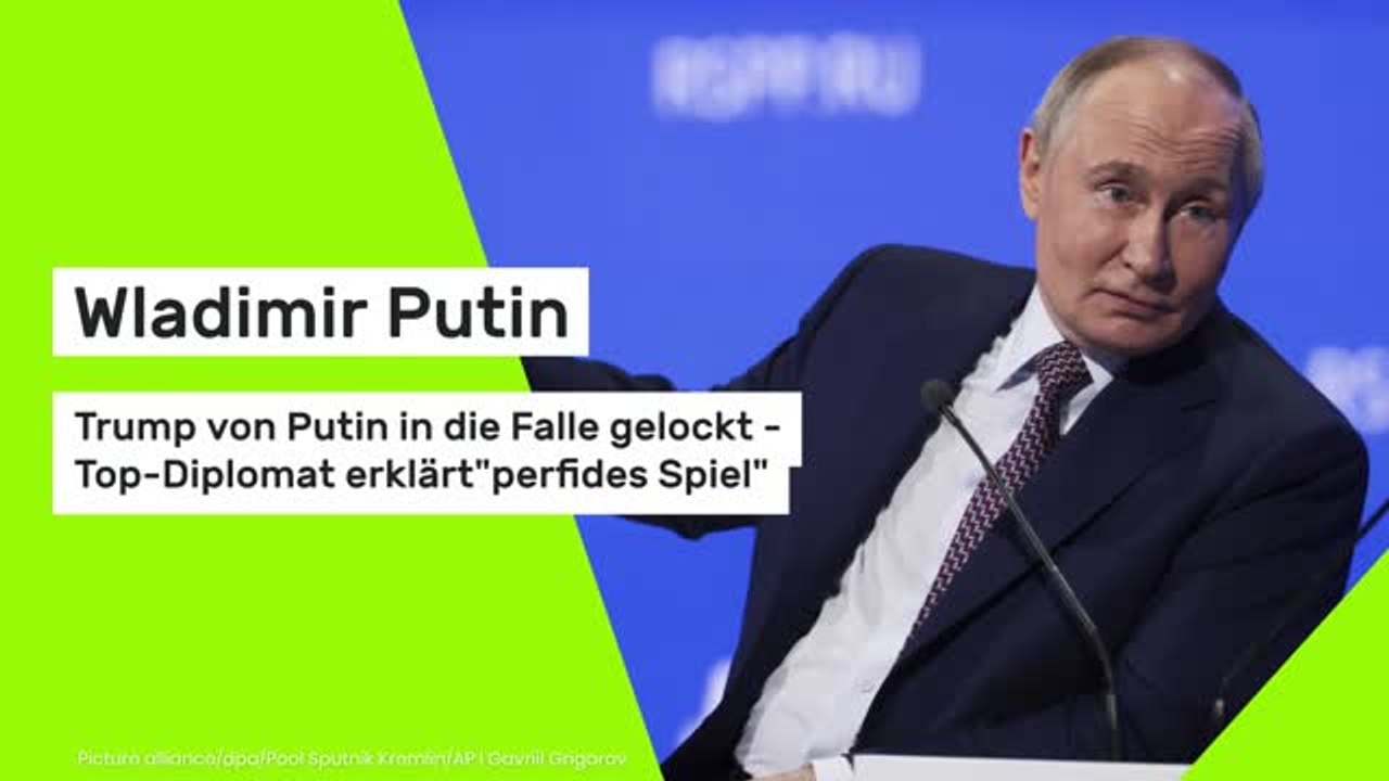 Wladimir Putin: Trump von Putin in die Falle gelockt - Top-Diplomat erklärt 'perfides Spiel'