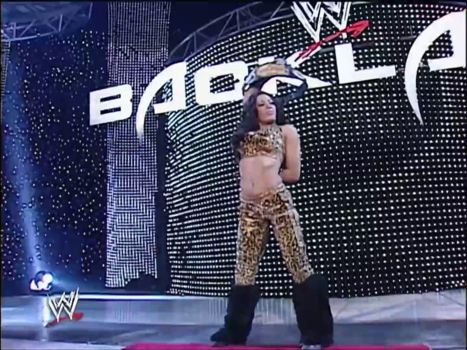 Melina WWE Women's Champion Entrance Backlash 2007