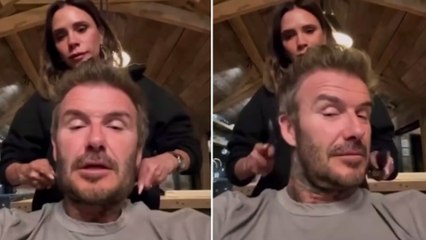 «Le mie mani non sono abbastanza forti»: lo strano massaggio di Victoria Beckham al marito David