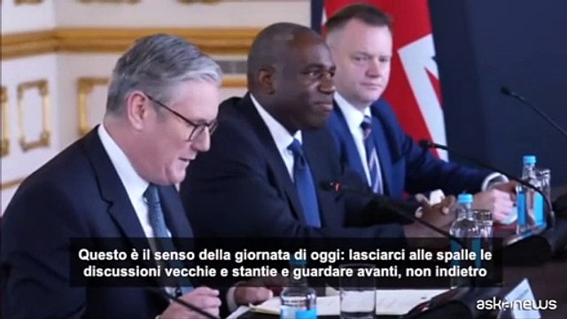 Primo vertice Ue-Regno Unito post Brexit, Starmer: guardiamo avanti