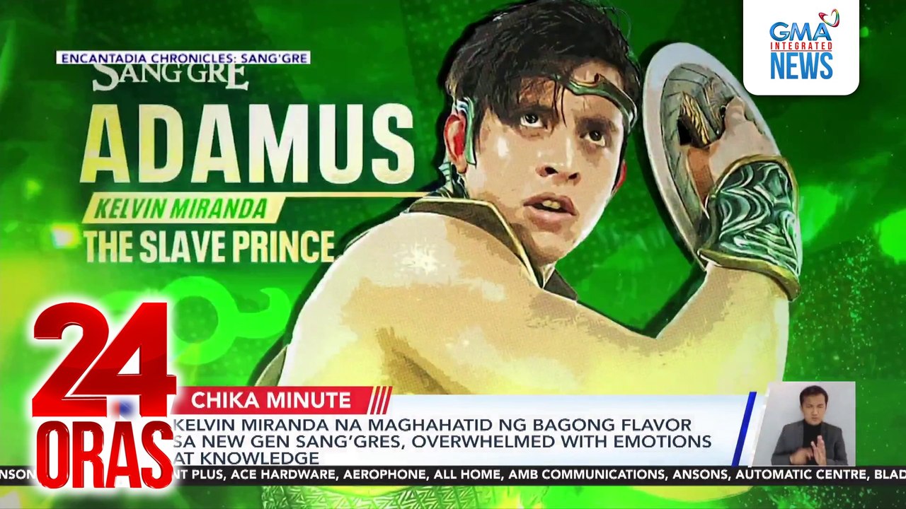 Kelvin Miranda na maghahatid ng bagong flavor sa new gen Sang'gres, overwhelmed with emotions at knowledge | 24 Oras