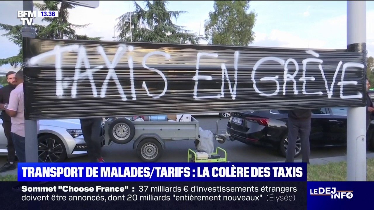 Taxis/transport des malades: "ça représente quasiment 97% de mon activité", s'alarme un chauffeur de taxi