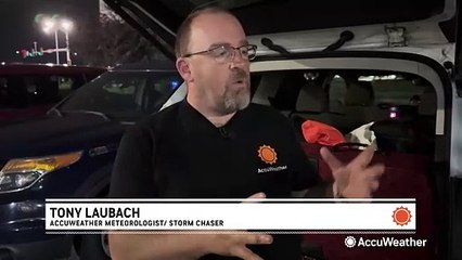 Watch Kansas tornado rip apart vehicles on highway