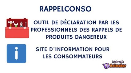 Présentation du site Rappel Conso, le site des alertes de produits dangereux