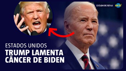 Trump lamenta diagnóstico de câncer de Joe Biden nas redes sociais