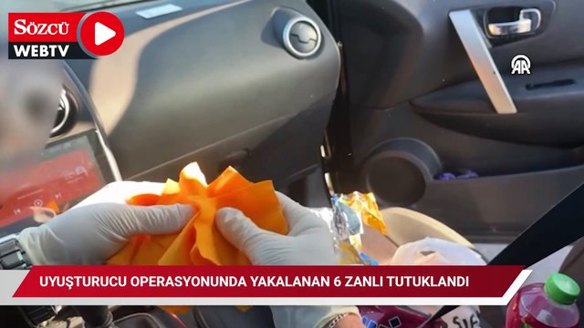 Kütahya'da uyuşturucu operasyonunda yakalanan 6 zanlı tutuklandı