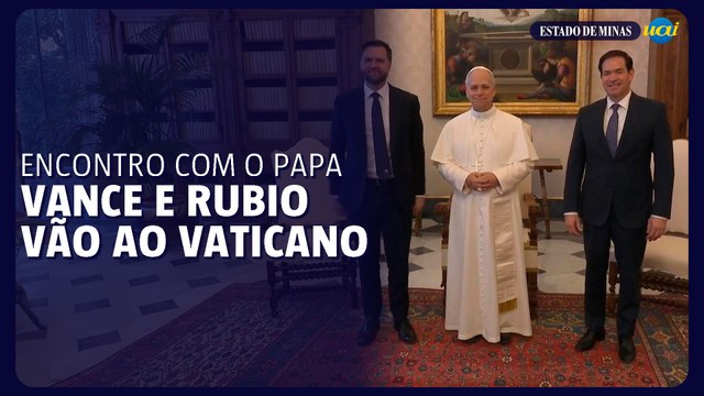 Leão XIV recebe Vance e Rubio no Vaticano