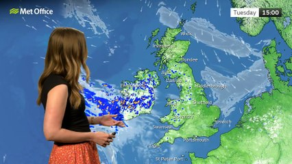 Met Office Monday Evening Weather Forecast 19/05/2025
