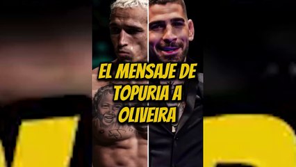 El mensaje de Ilia Topuria a Charles Oliveira