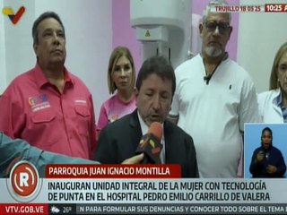Trujillo | Inaugurada Unidad Integral de la Mujer en el hospital Pedro Emilio Carrillo de Valera