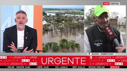 📢 INUNDACIONES EN CAMPANA: "LO MÁS URGENTE SON LOS COLCHONES, NO NOS QUEDÓ NADA"