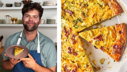 How to Make Bacon & Brussels Sprouts Quiche