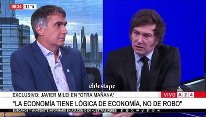 Milei sobre el blanqueo de capitales