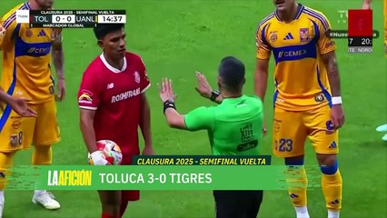 Toluca vuelve a la Final de Liga tras golear a unos inofensivos Tigres
