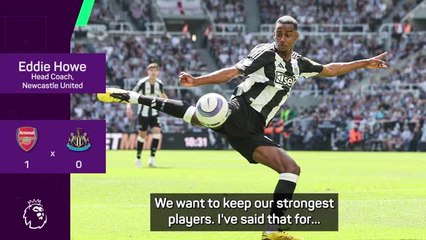 Howe can't 'guarantee' that Newcastle keep Isak