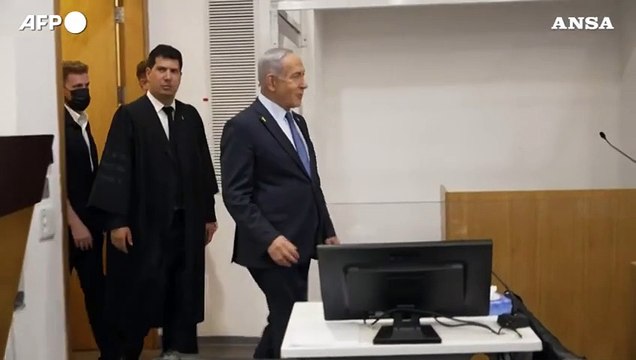 Tel Aviv, Netanyahu in tribunale per la nuova udienza del suo processo