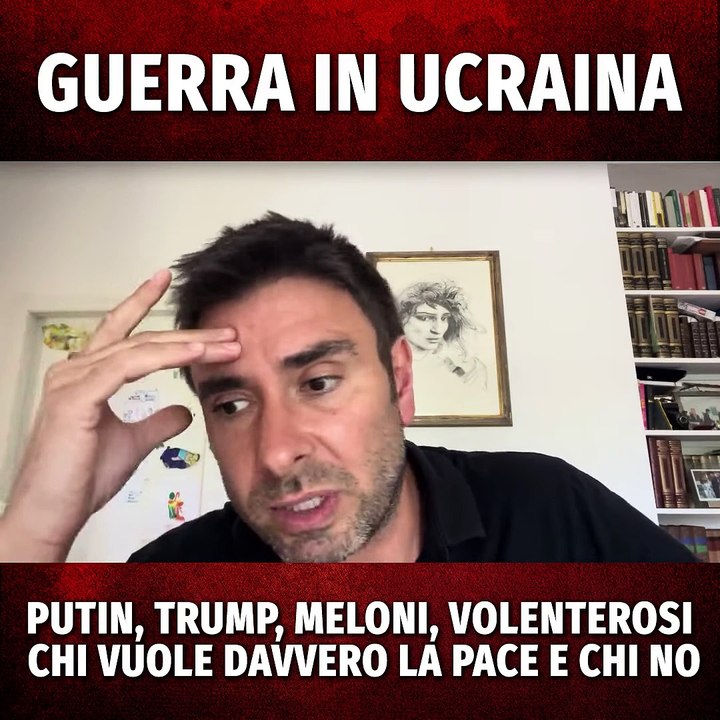 Di Battista - Guerra in Ucraina: Putin, Trump, Meloni, volenterosi chi vuole davvero la pace e chi no (19.05.25)