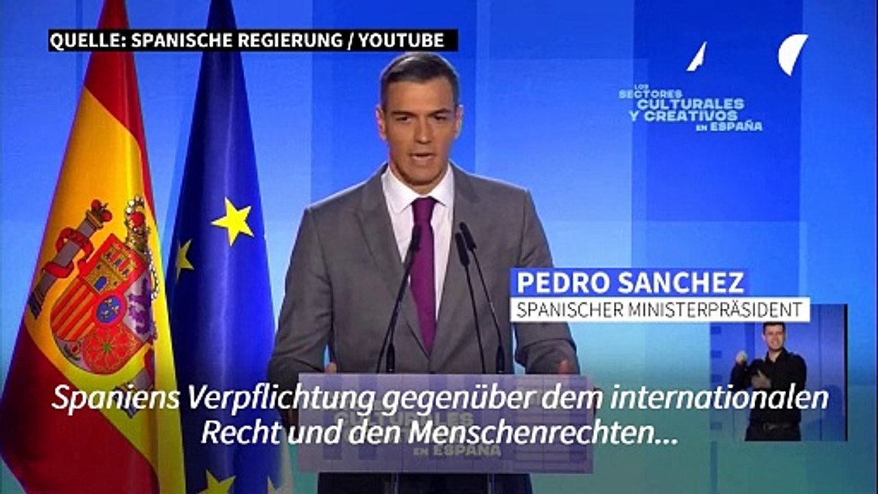 Nahost-Krieg: Spaniens Sánchez fordert Israels ESC-Ausschluss