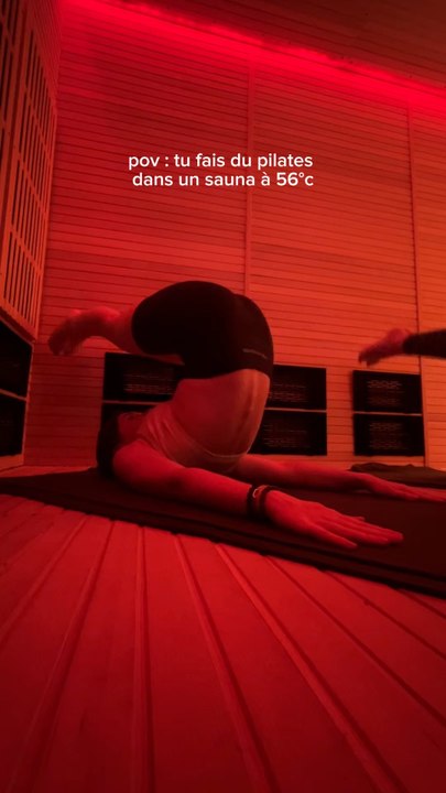 du pilates dans un sauna