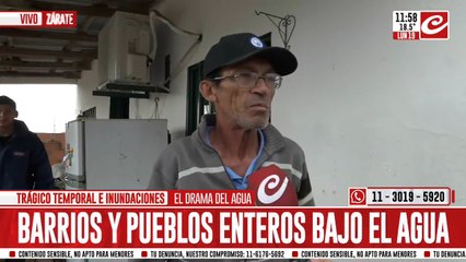 Trágico temporal e inundaciones: los drámaticos testimonios de los inundados