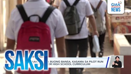 841 paaralan sa buong bansa, kasama sa pilot run ng revised senior high school curriculum | Saksi