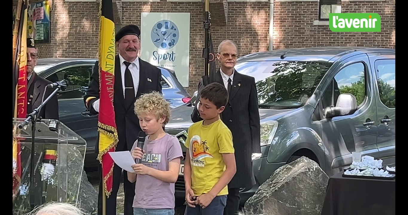 Une cérémonie en paix en attendant l'inauguration du Jardin des Justes à Tournai