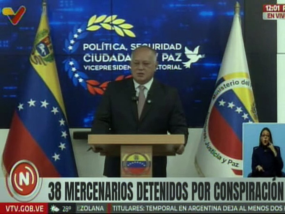 Vpdte. Sec. Cabello informa que se suspenden de manera inmediata los vuelos que vengan desde Colombia
