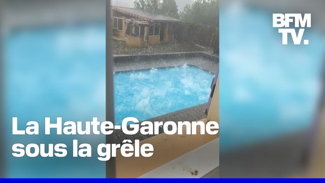 La Haute-Garonne est touchée ce lundi par de forts orages de grêle