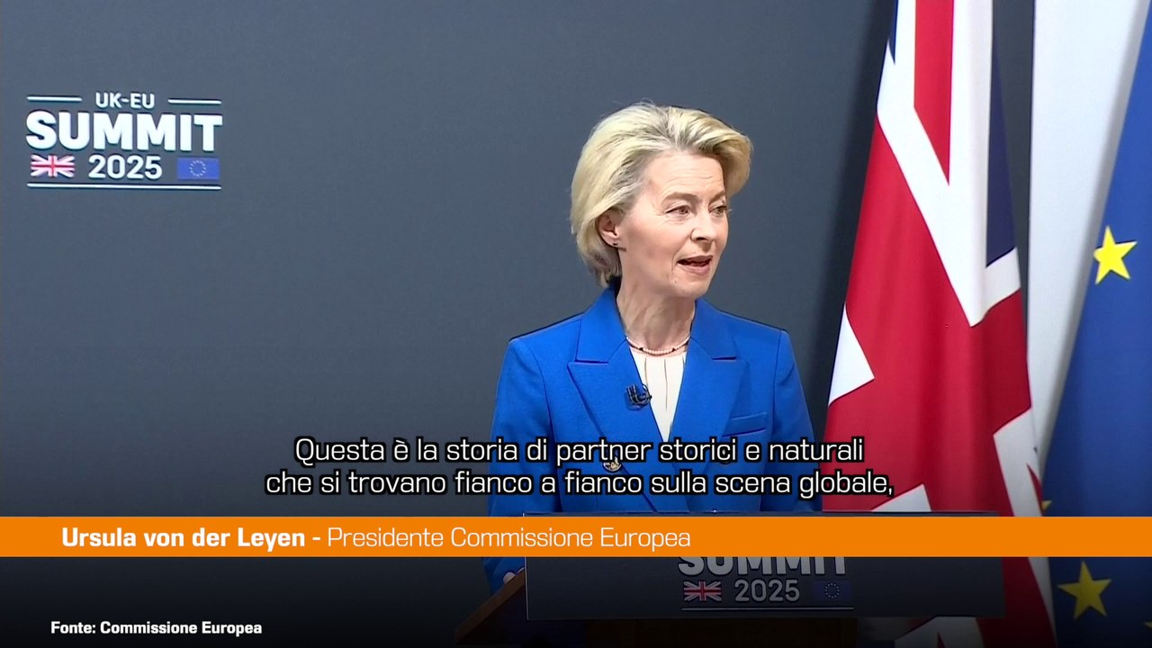 Von der Leyen "Con SAFE nuovi investimenti per la difesa con UK"
