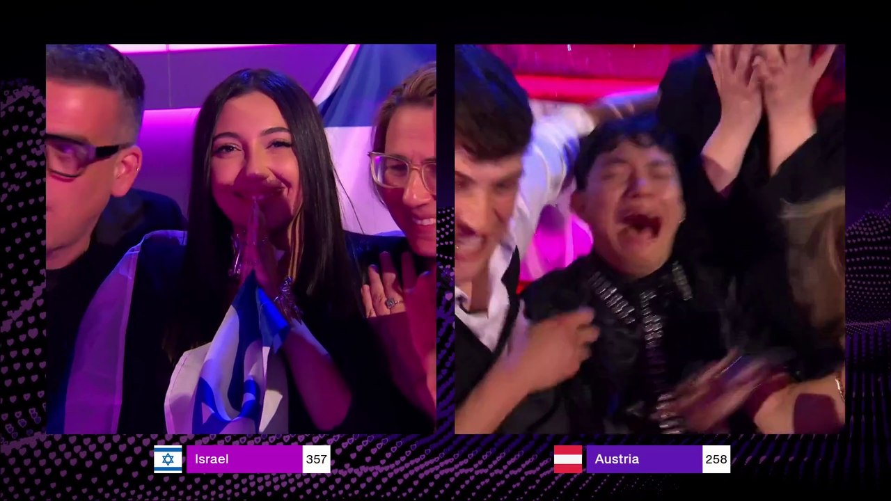 Østrig banker Israel og vinder Eurovision for tredje gang | Eurovision Song Contest 2025 | DR