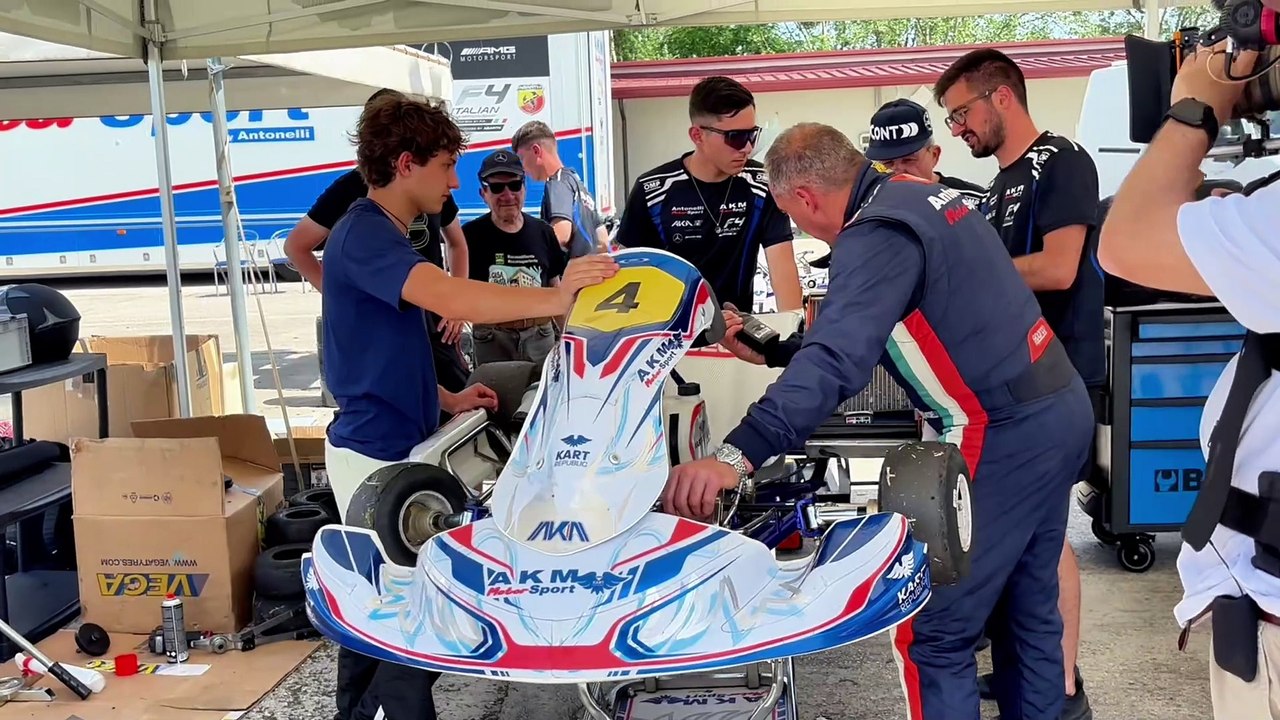 Formula 1, Kimi Antonelli sui go-kart a Migliaro
