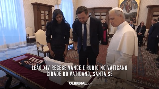 Leão XIV recebe Vance e Rubio no Vaticano Cidade do Vaticano, Santa Sé