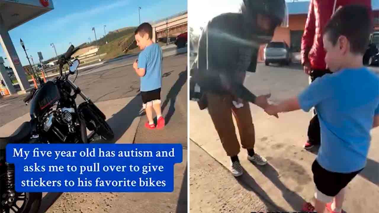 自閉症の息子のバイクへの情熱をシェアした母親、ネットで感動を呼ぶ