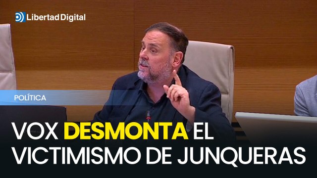 Tensión en el Congreso: Vox desmonta el relato victimista de Junqueras en la comisión sobre la Operación Cataluña