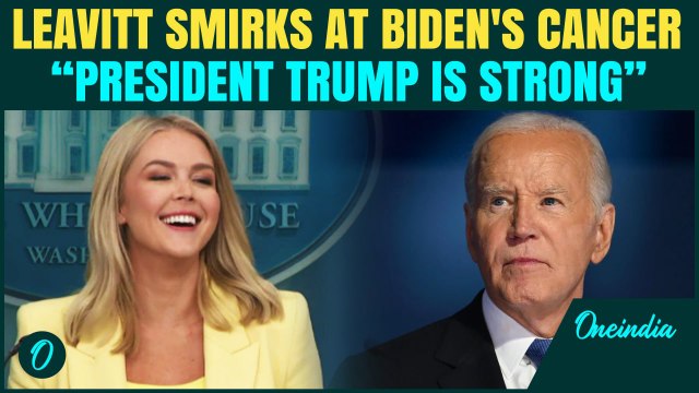 Did Karoline Leavitt Mock Biden's Cancer Diagnosis - 'Trump Is in Perfect Health & Enduring Than...'