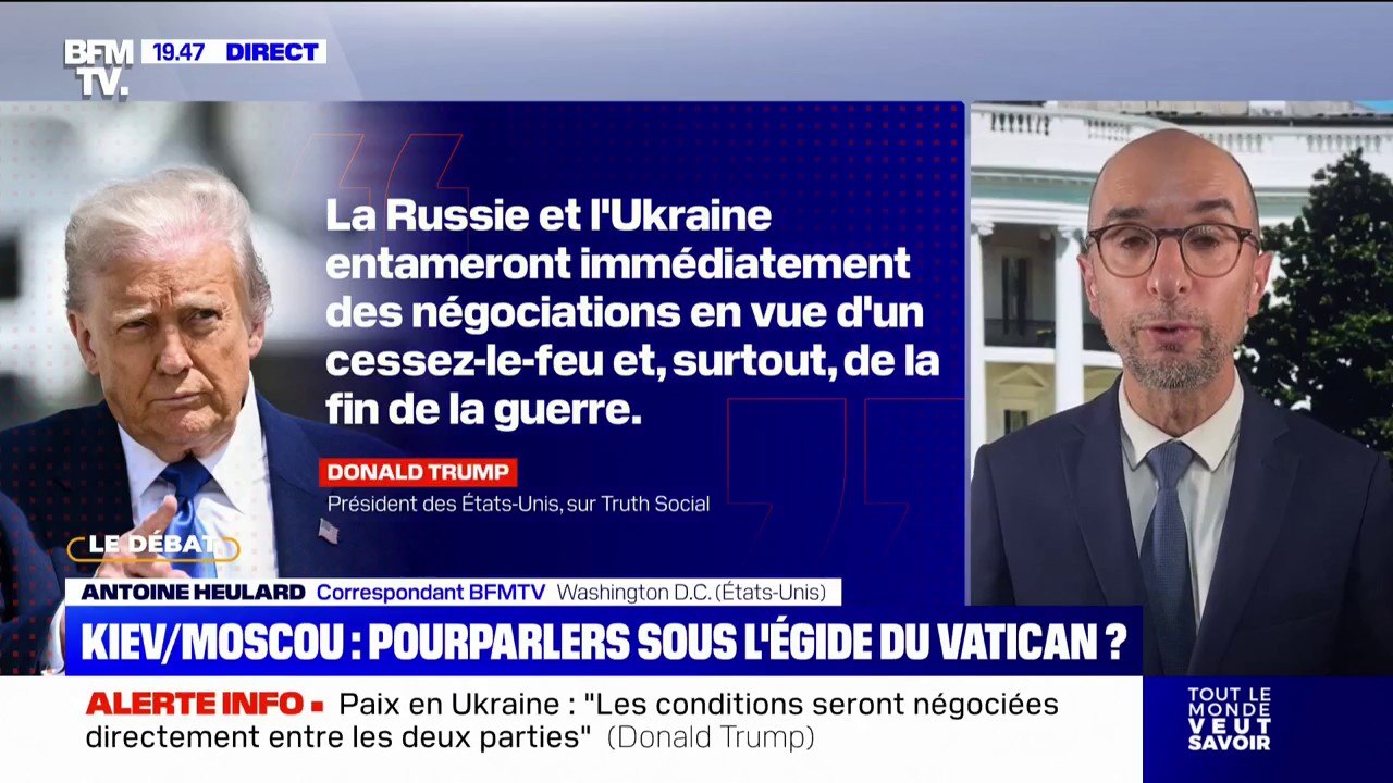 Ukraine: Donald Trump annonce que des "négociations en vue d'un cessez-le-feu" commencent "immédiatement"