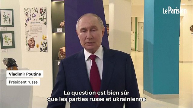 Poutine appelle l'Ukraine à trouver des « compromis »