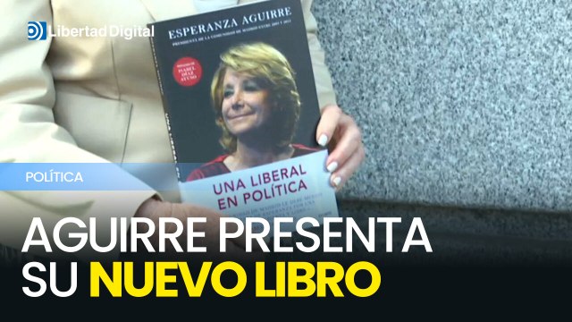 Esperanza Aguirre presenta su nuevo libro arropada por Ayuso y Almeida