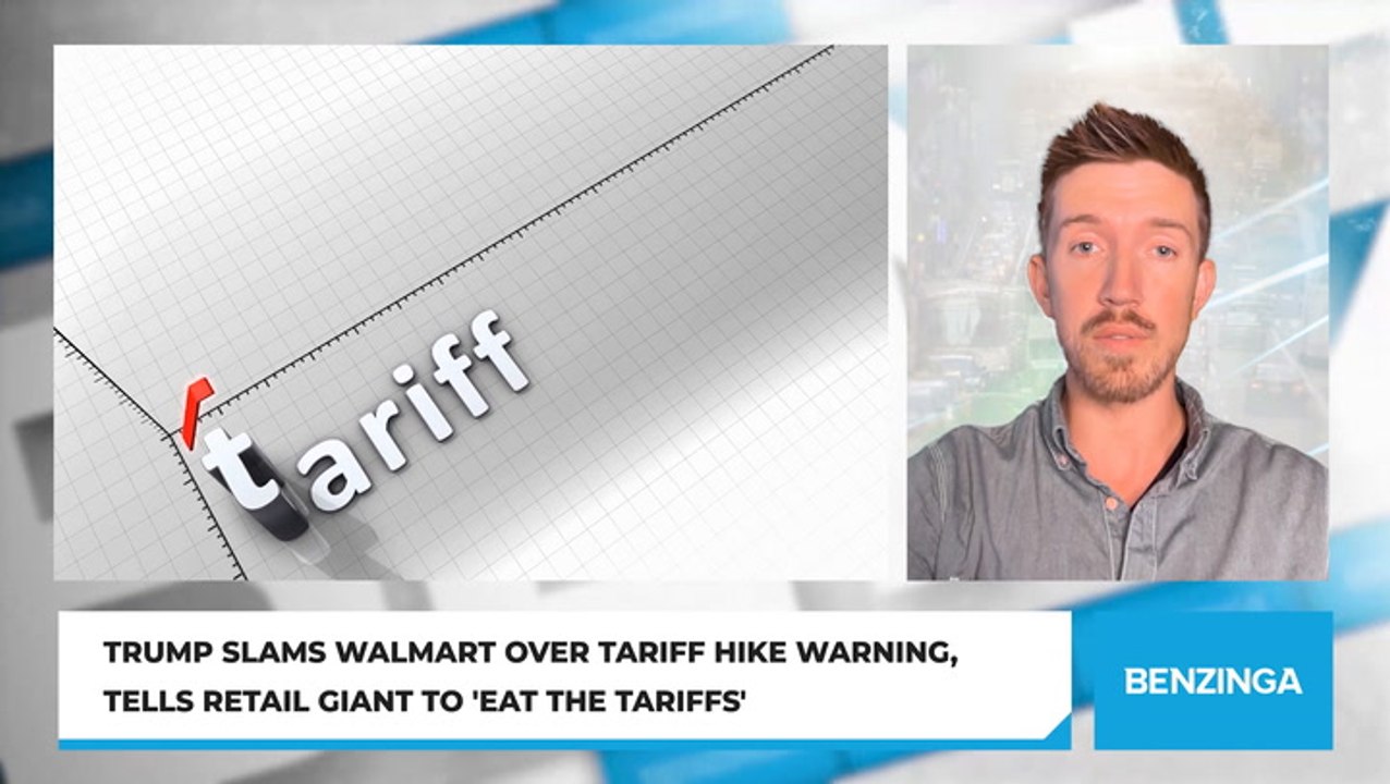 Trump Slams Walmart Over Tariff Hike Warning, Tells Retail Giant To 'Eat The Tariffs'