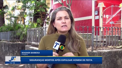 Seguranças mortos após expulsar homem de festa