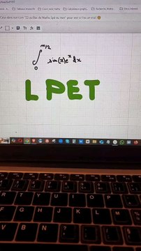 Integration par parties avec un exemple de double ipp et la méthode LPET.#ipp #integral #exponential