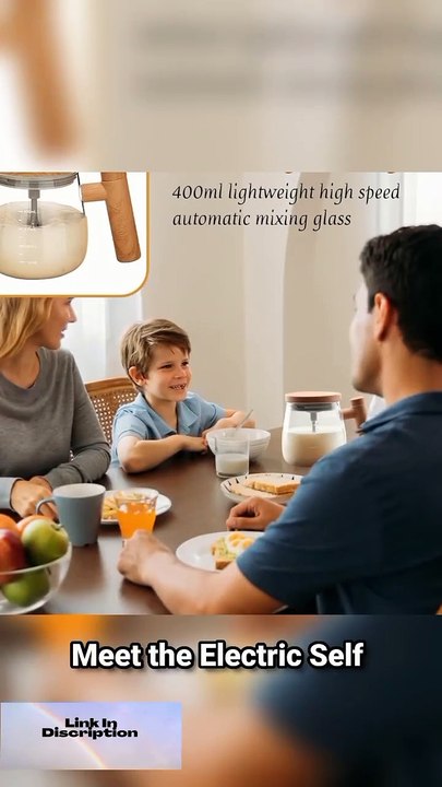 Electric Self Stirring Coffee Mug 400ml  High-Speed Mixing Cup for Coffee, Milk & Protein  Borosilicate Glass Review