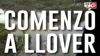 Comenzó a llover en Zárate y se prenden todas las alarmas