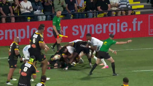 TOP 14 - Essai de Thierry PAIVA (SR) - Stade Rochelais - Montpellier Hérault Rugby